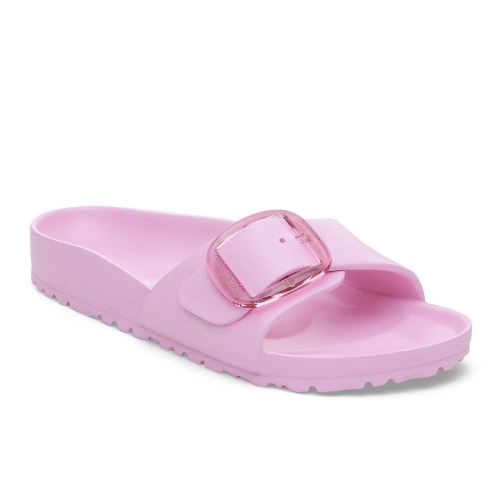 NEW Birkenstock Madrid Big Buckle Light Pink Slide Sandals Size 38 / US 7 - 7.5 - Picture 6 of 11